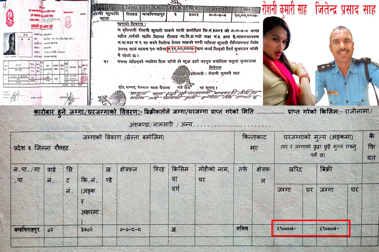 रोशनी कुमारी साहद्धारा अदालतमा झुटा विवरण पेश