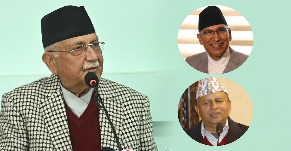 एमालेमा ओलीको विकल्प खोज्नुपर्ने आवाज : विष्णु र शंकरका आ-आफ्नै स्वार्थ